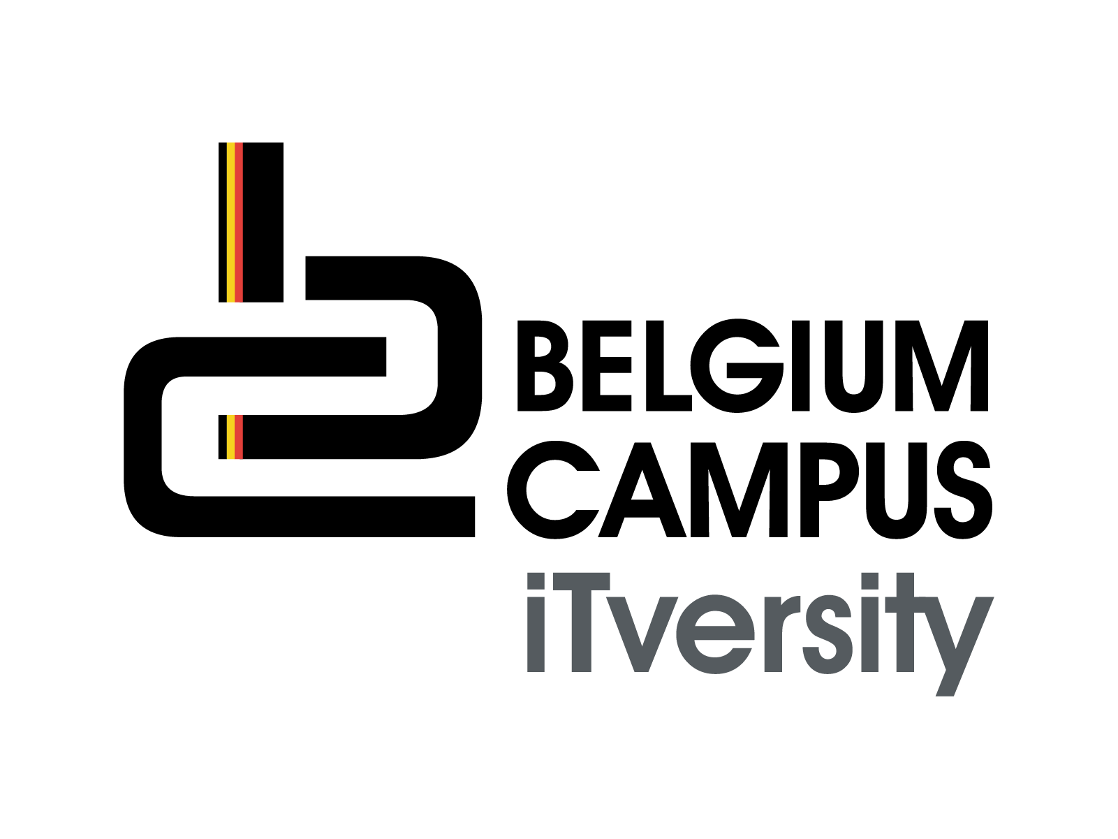 iTiversity logo: two vertical red-yellow bars to the left of the gray 'iTiversity' text on a black background.